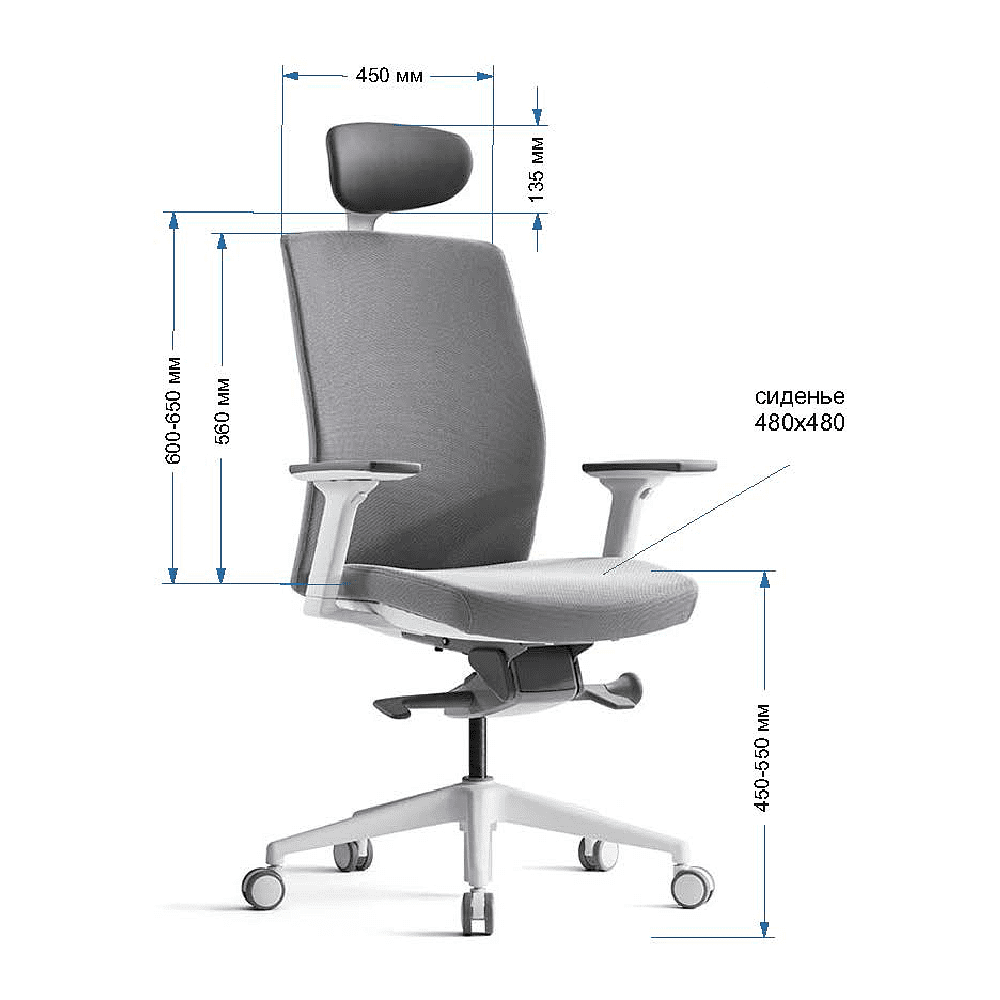 Кресло для руководителя BESTUHL "J2", ткань, пластик, зеленый  - 6