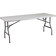 Стол складной 1800х755х730 мм, пластик, белый