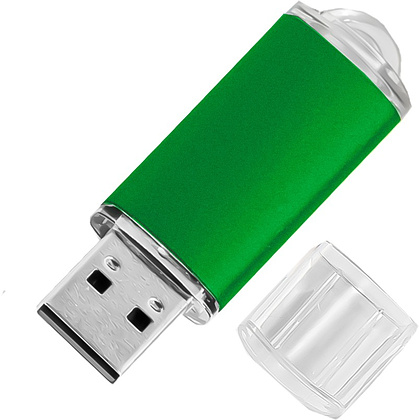 Карта памяти USB Flash 2.0 "Assorti", 16 Gb, зеленый - 2