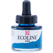 Жидкая акварель "ECOLINE", 508 прусский синий, 30 мл