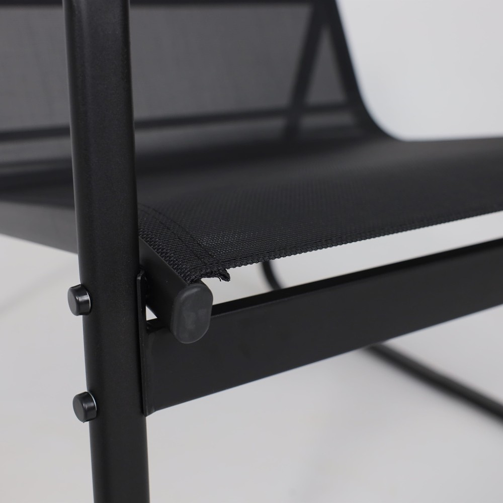 Комплект мебели садовой AksHome VERANDA (кресло 2 шт, диван 1 шт, стол 1 шт), черный - 29