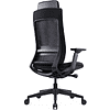 Кресло для руководителя SitZone E-VL002A, сетка, ткань, пластик, черный, -30% - 4