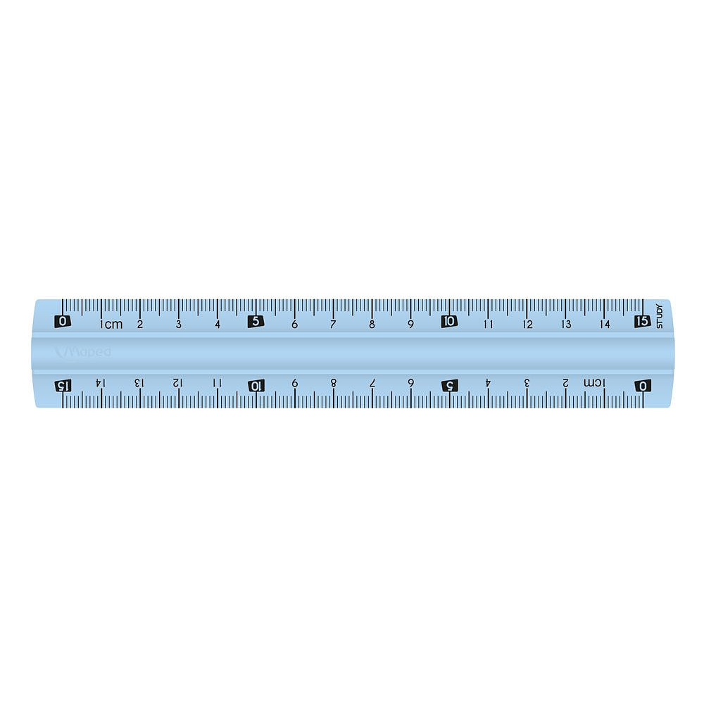 Линейка Maped "Unbreakable", 15 см, ассорти - 3