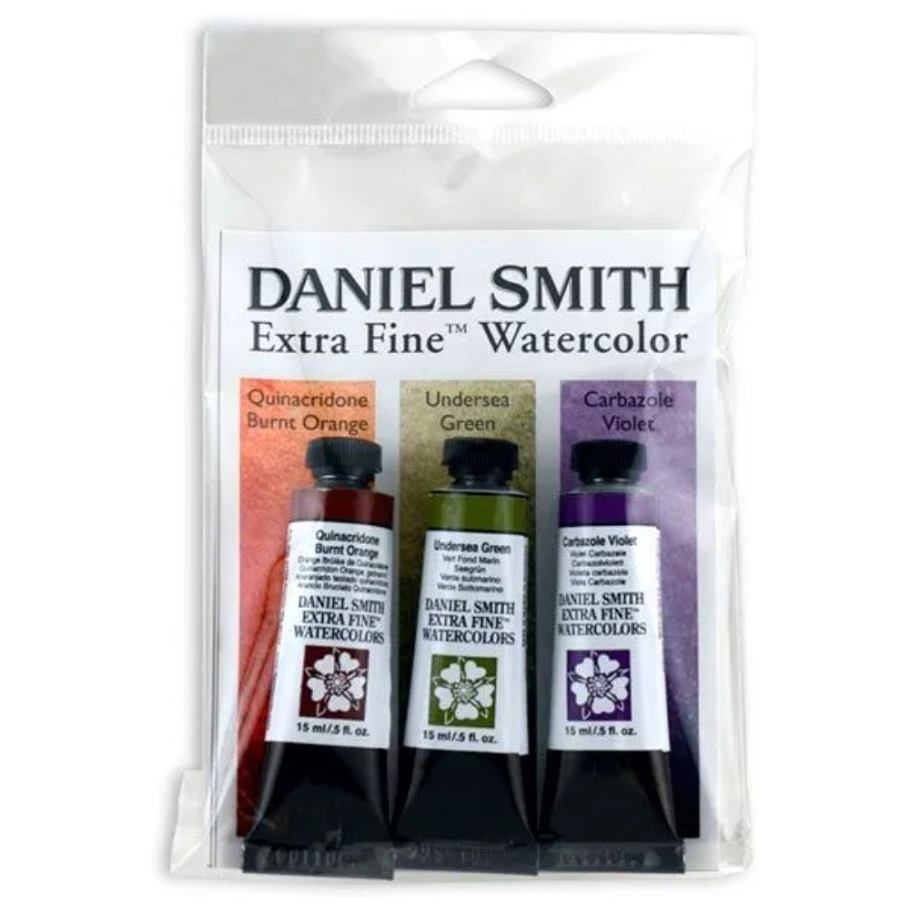 Набор красок акварельных Daniel Smith, 3 цвета, 15 мл, тубы - 2