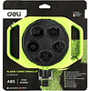 Дождеватель-разбрызгиватель Deli GS EDL581300, 3/4", 5 функций, круговой, ударопрочный пластик, черный, зеленый - 3