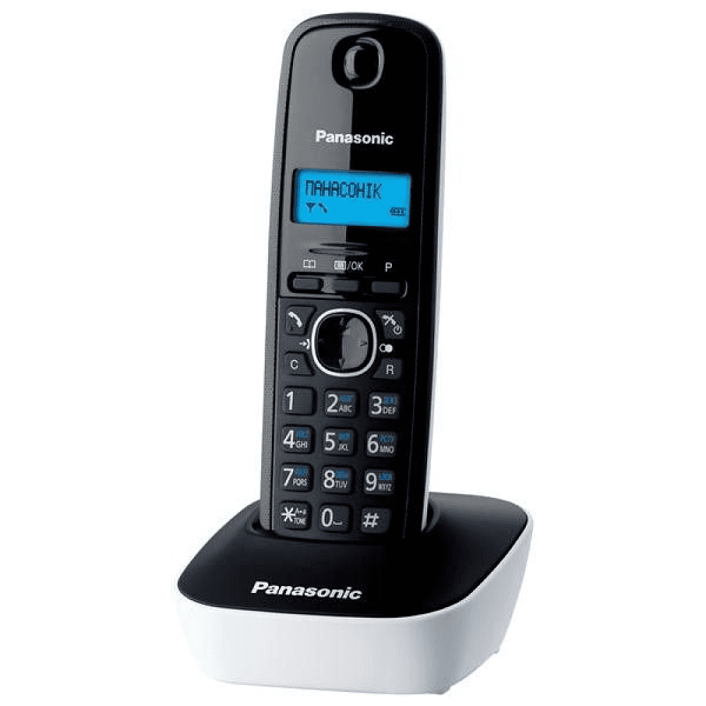 Беспроводной телефон Panasonic "Dect KX-TG1611RU", черный
