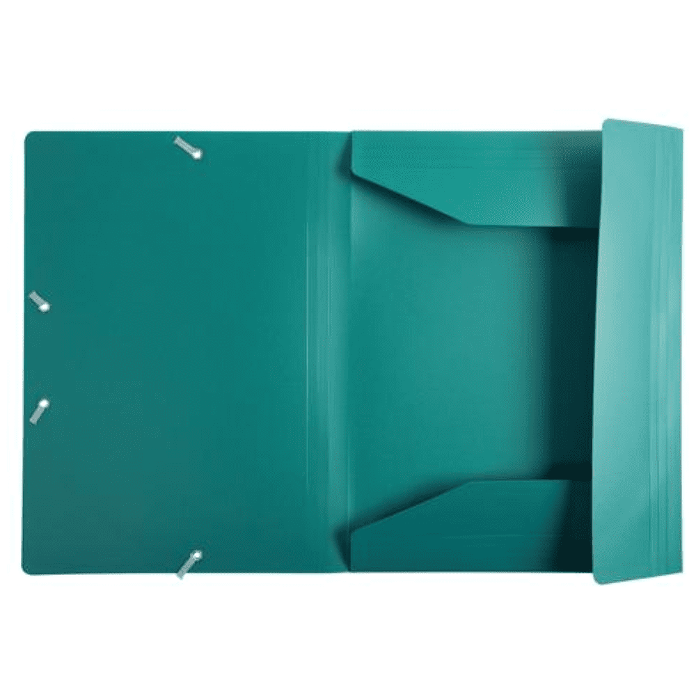 Папка на резинках "Exacompta", A4, 15 мм, полипропилен, зеленый - 3
