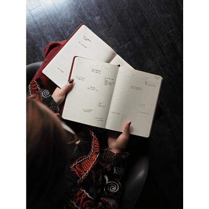 Еженедельник датированный "Rhodia", 80 листов, темно-синий, 2026 - 2