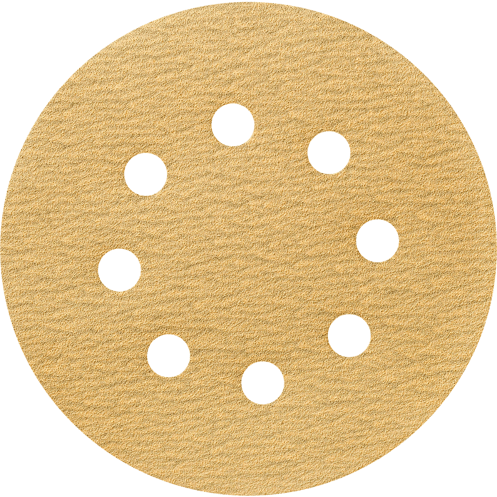 Круг шлифовальный абразивный Krugo Master, 8 отверстий, d125, p.120