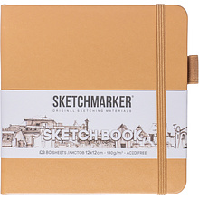 Скетчбук "Sketchmarker", 12x12 см