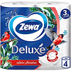 Бумага туалетная "Zewa Deluxe", 3 слоя, 4 рулона - 2