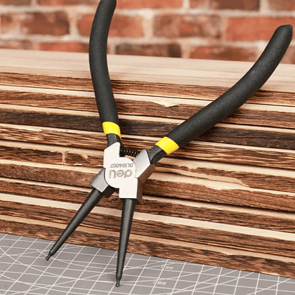 Съемник стопорных колец Deli YS EDL104007, 180 мм, прямые - 3