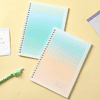 Блокнот "Deli", А5, 60 листов, в линейку, градиент ассорти - 3
