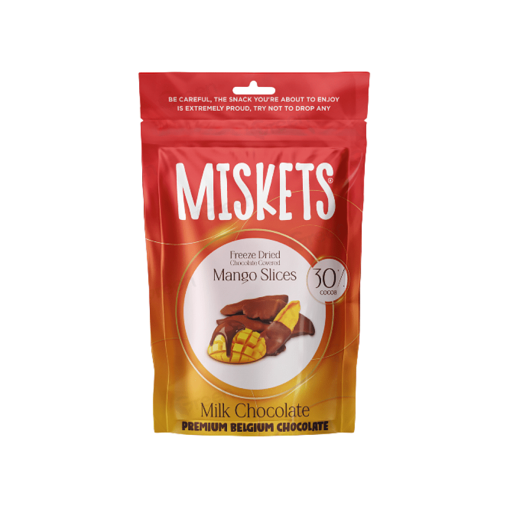 Конфеты "Miskets", 80 гр, манго в молочном шоколаде