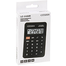 Калькулятор карманный Citizen "LC-310NR", 8-разрядный, черный