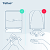 Диспенсер Tellus Matic, для полотенец в рулонах черный, HT1 - 7