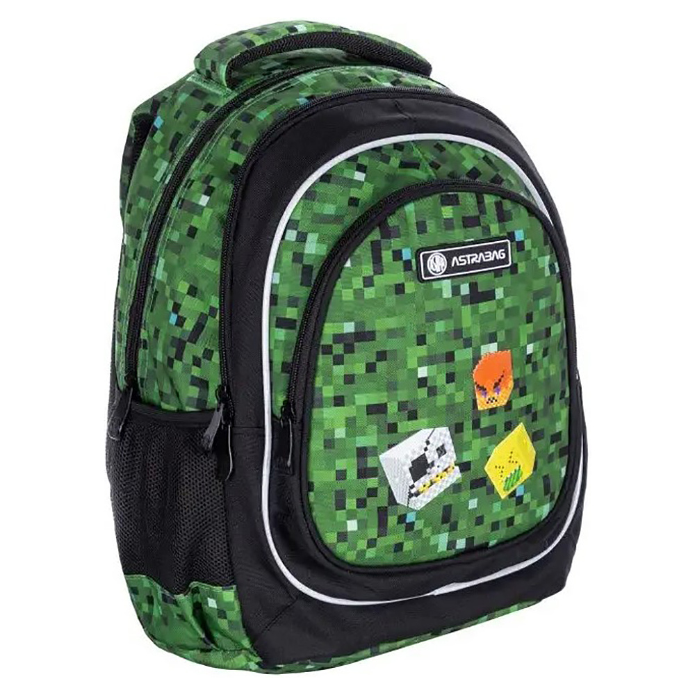 Рюкзак молодежный "Pixel one", зелёный - 3