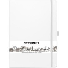 Скетчбук "Sketchmarker", 21x29.7 см, 140 г/м2, 80 листов, белый