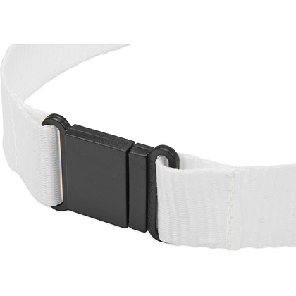 Тесьма с карабином для бейджа "839122", белый - 3