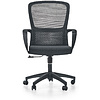 Кресло компьютерное SitZone U-069B, сетка, ткань, пластик, черный - 3