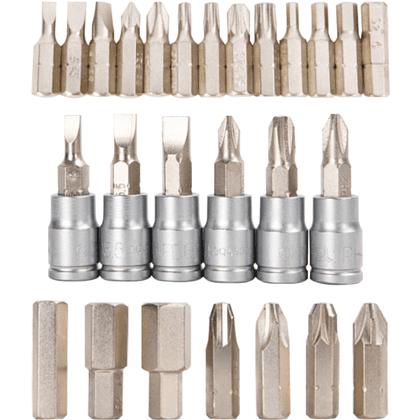 Набор инструмента 1/4", 3/8", 1/2" Deli RS EDQ45216, 216 предметов - 6