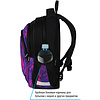 Рюкзак школьный "Flora neon", черный, фиолетовый - 4