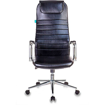 Кресло для руководителя "Бюрократ KB-9/ECO", кожзам, металл, черный - 2