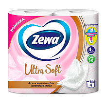 Бумага туалетная Zewa "Ultra Soft"