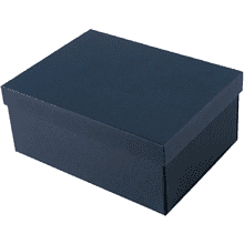 Коробка картонная, 220х160х95 мм, темно-синий