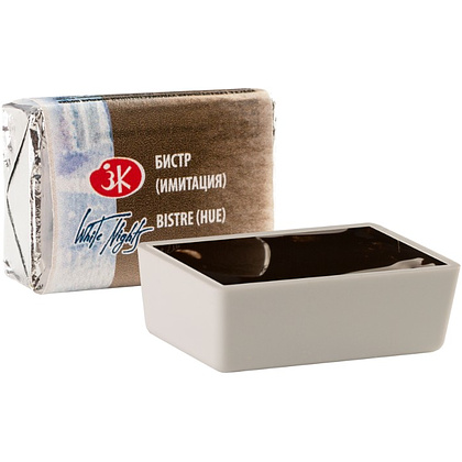 Краски акварельные "Белые ночи", 447 бистр имитация, кювета