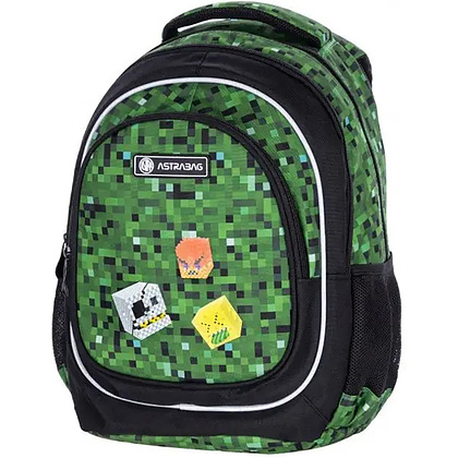 Рюкзак молодежный "Pixel one", зелёный - 2
