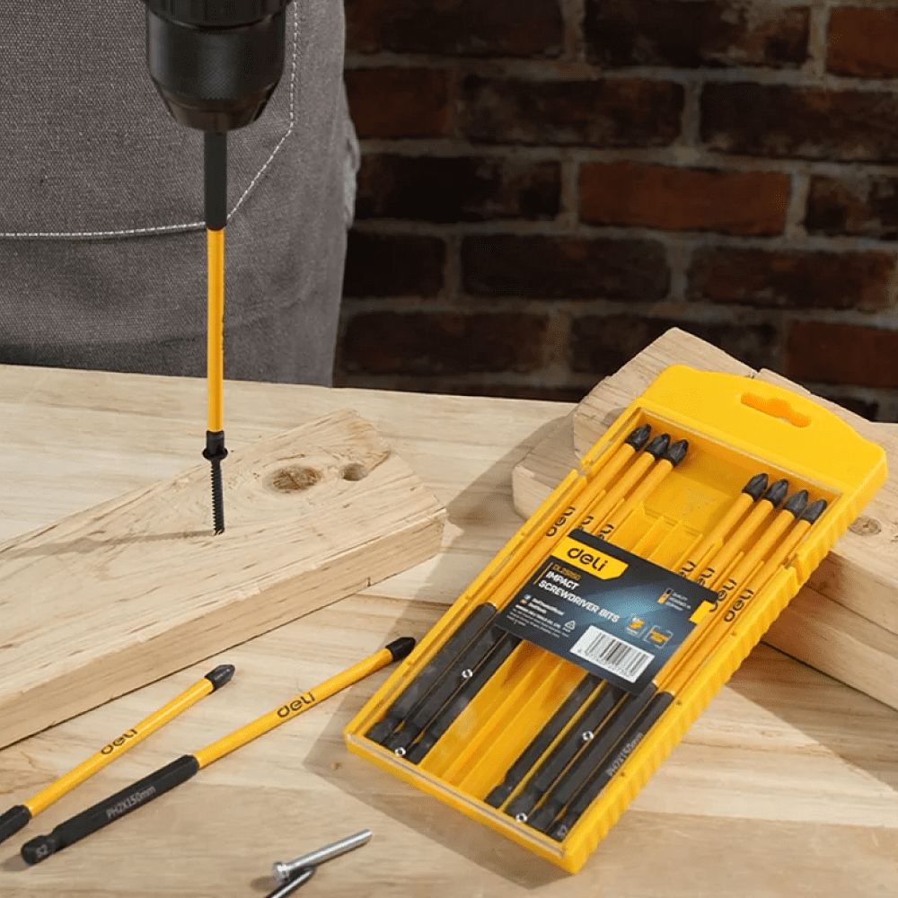 Бита Deli YS EDL251150, ударная, 10 шт., PH2 x 150 мм - 7