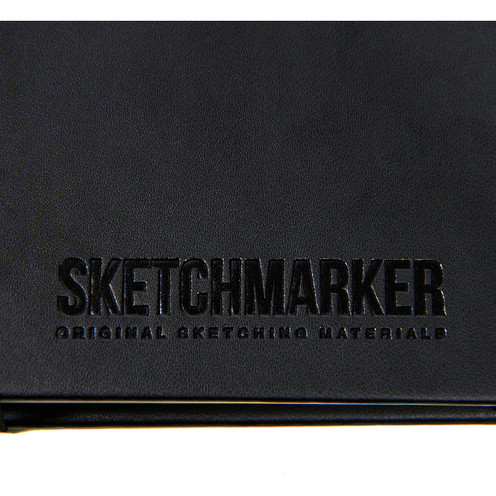 Скетчбук "Sketchmarker. Некранутае", 13x21 см, 80 листов, нелинованный, черный - 8