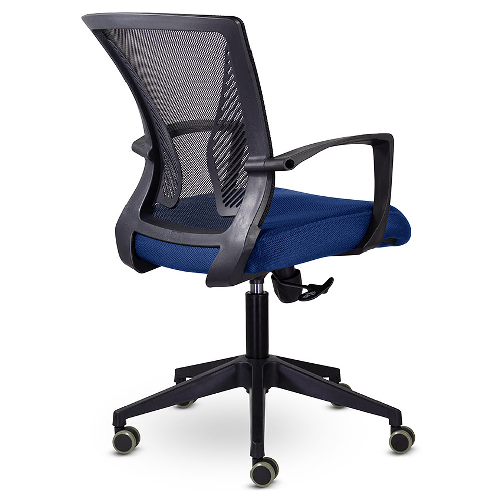 Кресло для персонала Энжел СН-800 "СР TW-01/Е53-К", ткань, сетка, пластик, темно-синий - 4