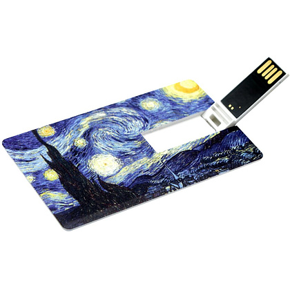 USB Flash 2.0 32 Gb VDK-009, пластик, кредитка, белый  - 5