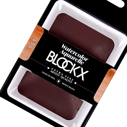 Краски акварельные "Blockx. Giant pan", 141 сиена жженая светлая, 18 мл., кювета - 3