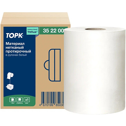 Материал нетканый Tork Advanced, 1 слой, 105 м, белый (352200)