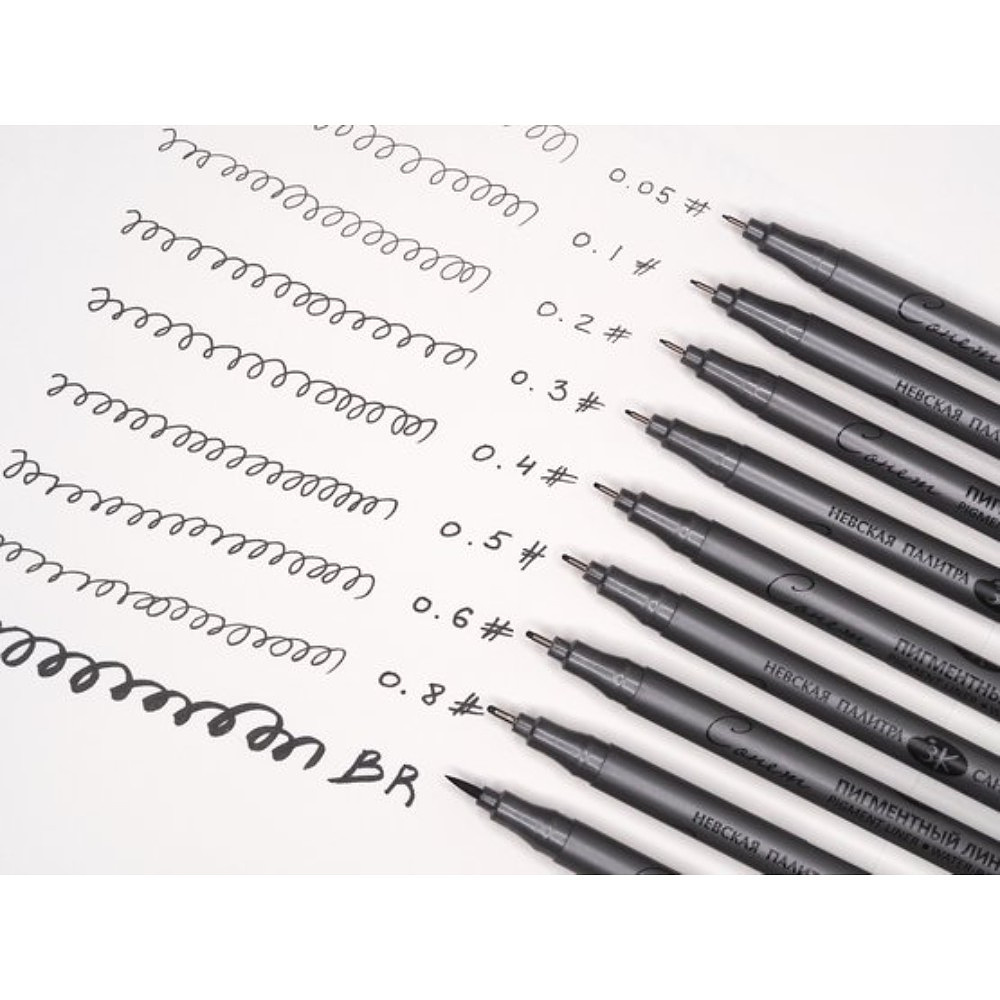 Ручка-лайнер "Сонет", 0,8 мм, черный - 2