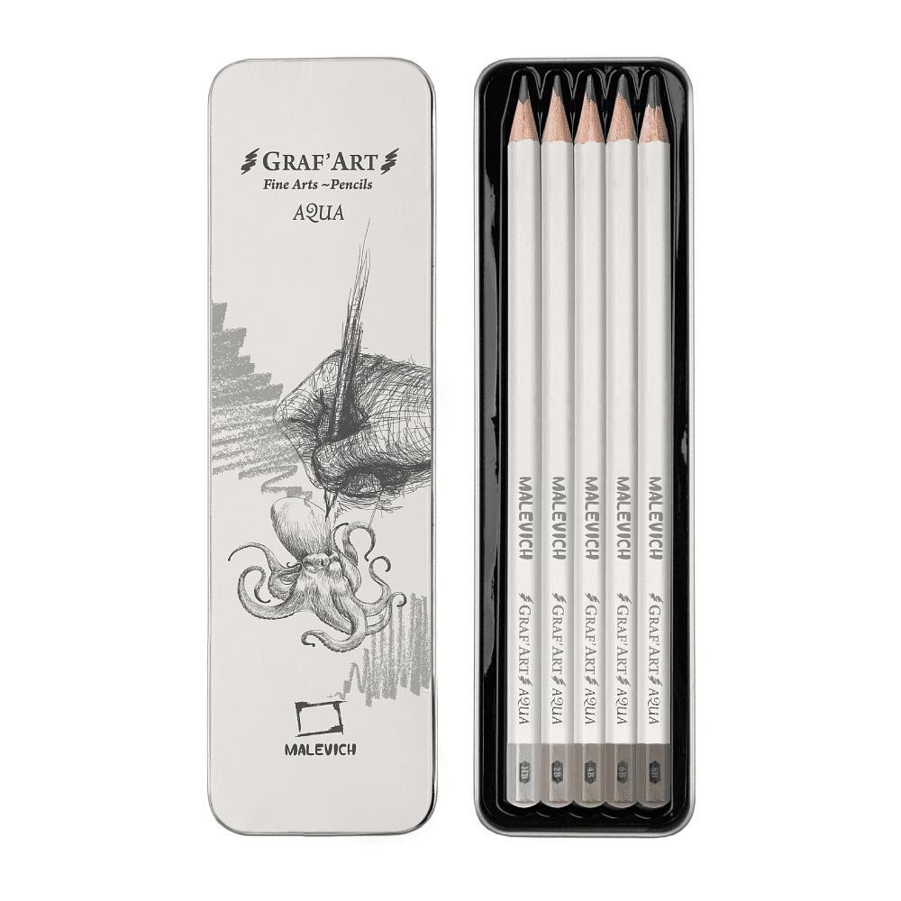 Карандаш акварельный "Малевичъ GrafArt", 5 шт.