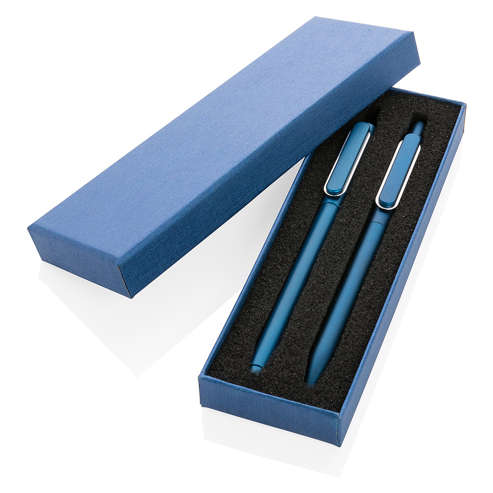 Набор ручек "X6": ручка шариковая автоматическая, ручка шариковая, синий