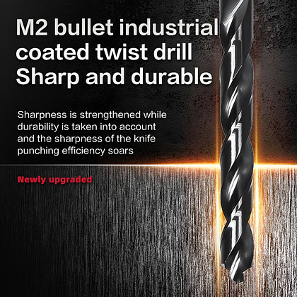 Сверло по металлу Deli RS EDH-MHZ110-E4, 11.0 мм, DIN 338, HSS-TiN - 6