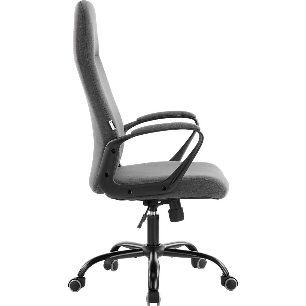 Кресло компьютерное EVERPROF Smart, ткань, серый, металл, корпус черный - 3