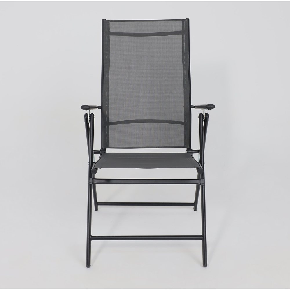 Кресло садовое AksHome CATANIA, ткань, серый, черный - 3