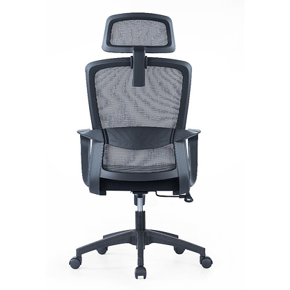 Кресло компьютерное SitZone U-060A, сетка, ткань, черный, пластик - 4