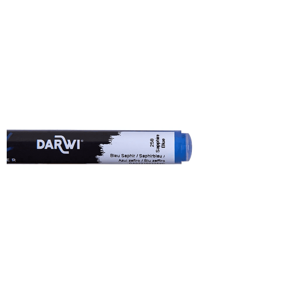 Маркер акриловый "Darwi.Marbel" 258, сапфировый синий - 3