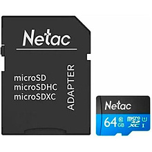 Карта памяти MicroSDXC "Netac P500 Standard"