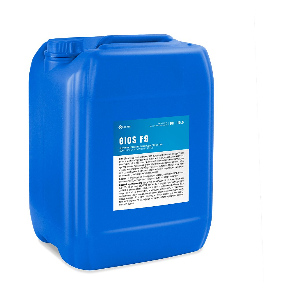 Средство моющее универсальное "GIOS F9", 19 л, щелочное, пенное