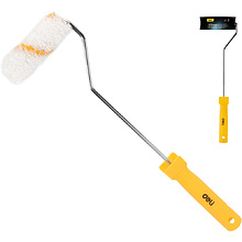 Валик малярный Deli "EDL509514", 100x12 мм, белый, желтый