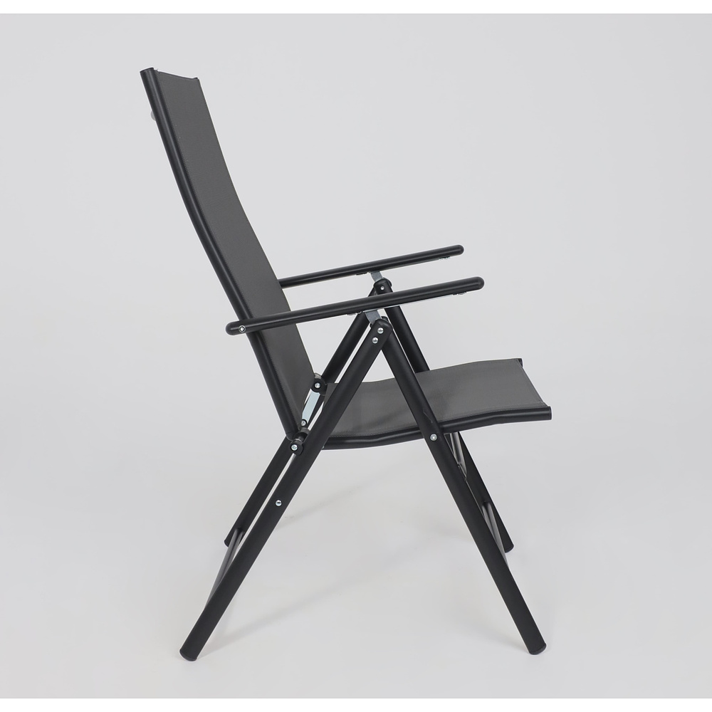 Кресло садовое AksHome CATANIA, ткань, серый, черный - 5