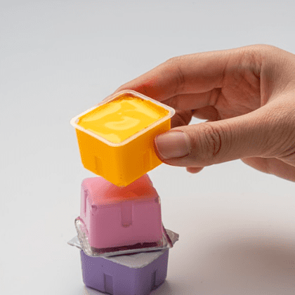 Краски гуашевые "Himi Jelly Cup. New vision", 24 цвета, кювета, розовый футляр - 10